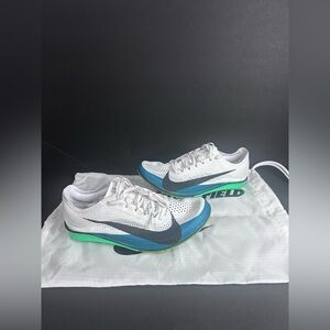 NIKE Dragonfly 2 Elite Distance Spikes Flyplate White Green Men’s 4 Women’s 5.5
